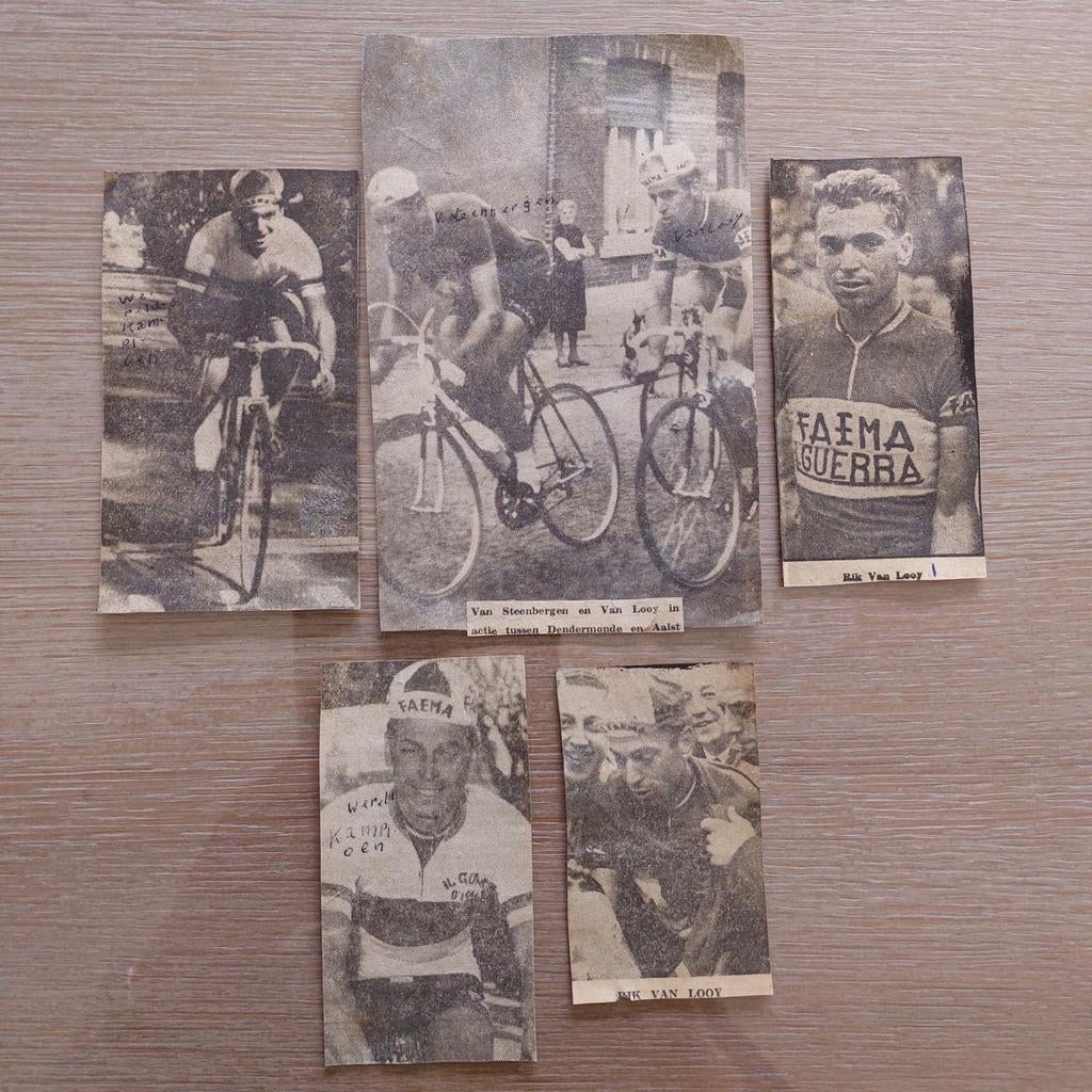 Krantenknipsels Rik Van Looy (jaren 60), Verzamelen, Ophalen of Verzenden