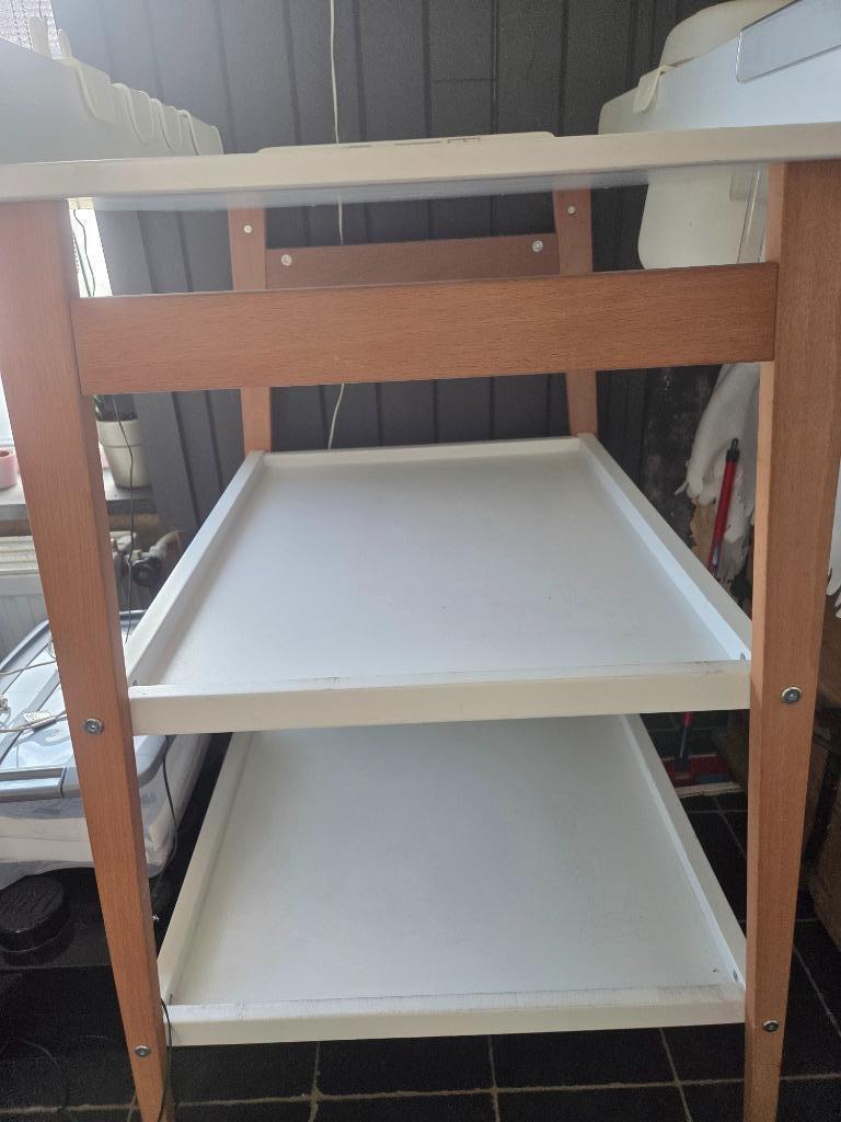 Quax verzorgingstafel mét extra opbergruimte, Ophalen, Minder dan 75 cm, 50 tot 70 cm, Zo goed als nieuw