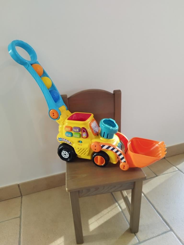 VTech speelgoedbulldozer, Ophalen