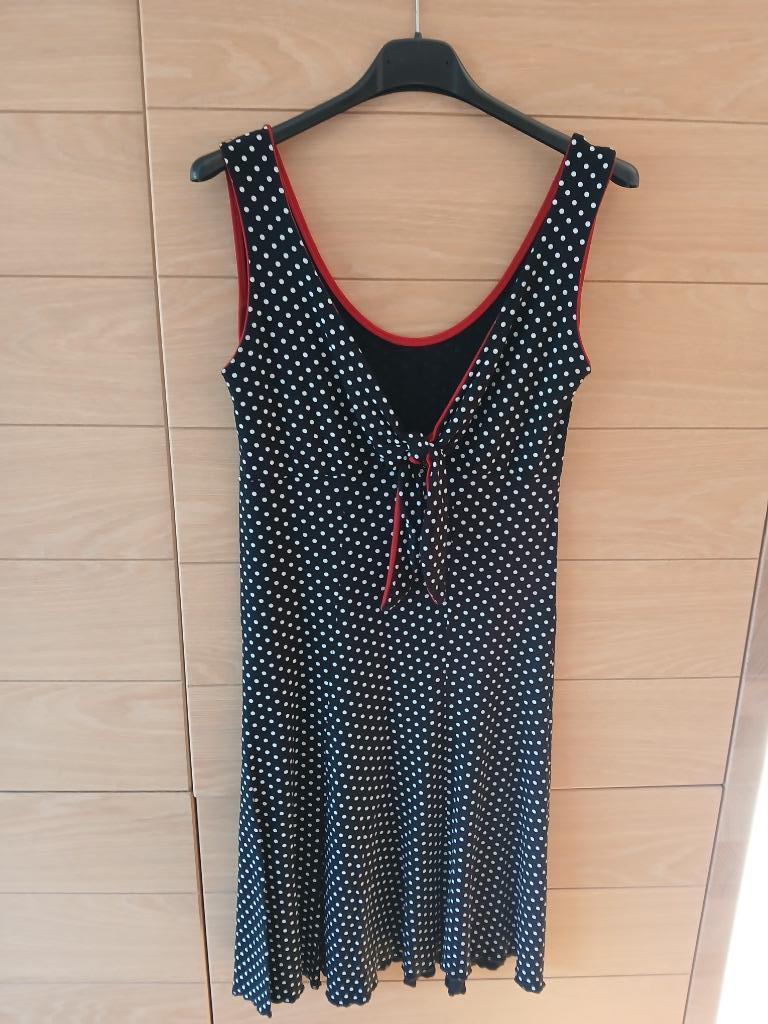 2 zomerkleedjes zonder mouwen  - Maat : S, Enlèvement, Comme neuf, Taille 36 (S), Rouge