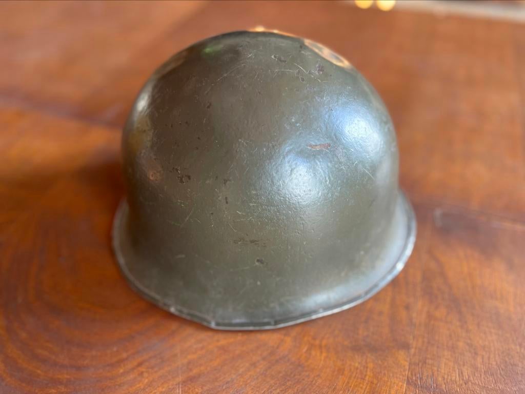 Franse zware helm, model 1956, Algerijnse oorlog, Ophalen of Verzenden