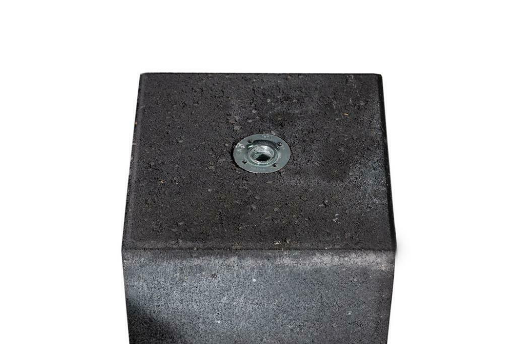 Betonpoer | Antraciet | Stelplaat | 15x15cm | 20x20cm, Ophalen of Verzenden, Eiken