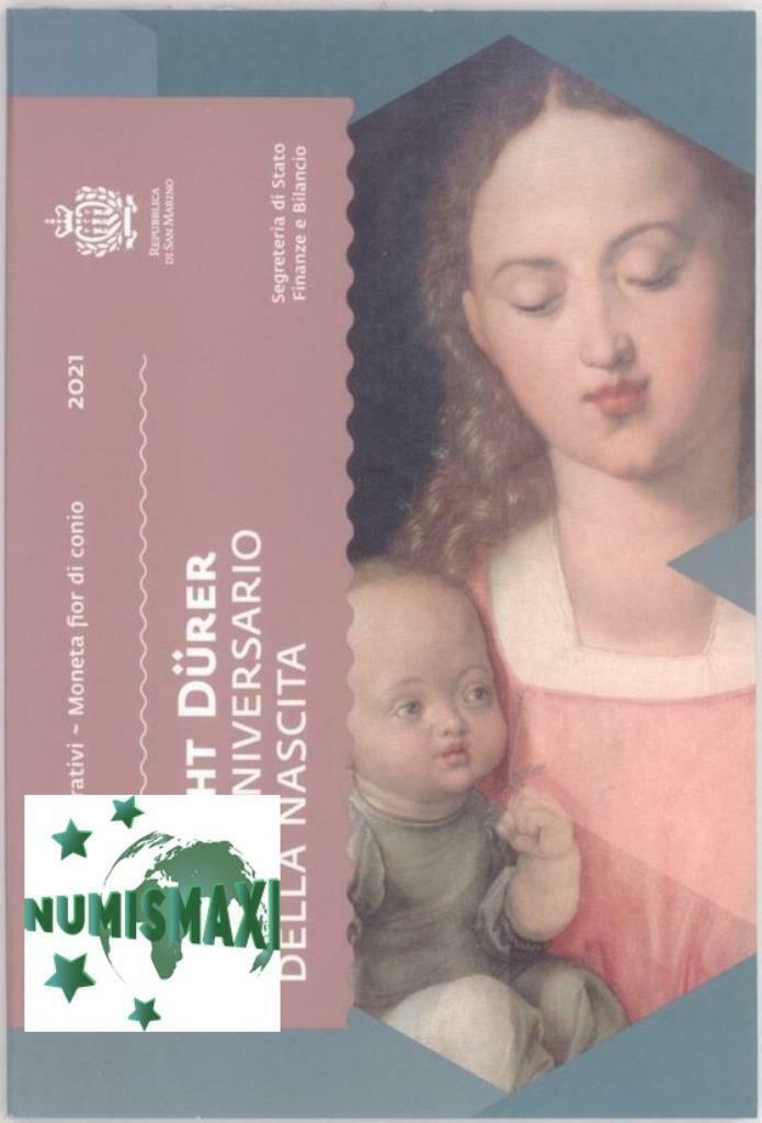 2 euro San Marino 2021 Dürer, Ophalen of Verzenden, San Marino, 2 euro