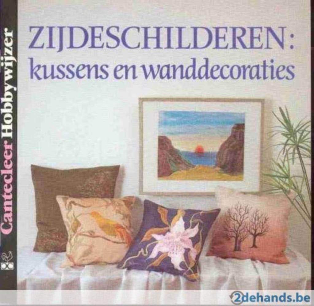 Zijdeschilderen - boekje van Cantecleer, Livres, Loisirs & Temps libre, Envoi, Utilisé, Dessin et Peinture
