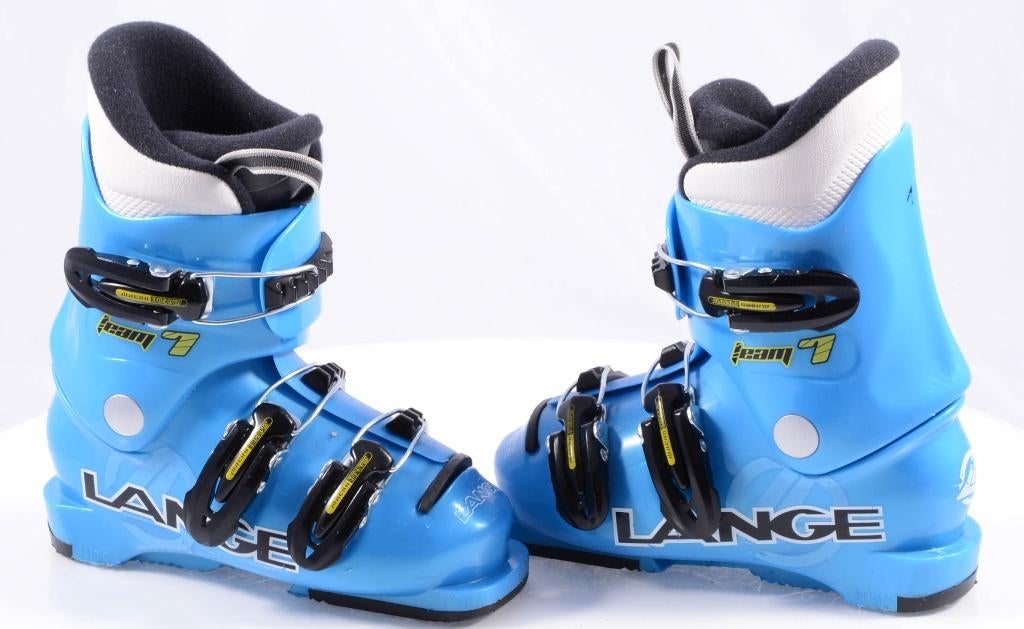 Chaussures de ski 30 30.5 EU pour enfants LANGE TEAM 7, Carving, Enlèvement ou Envoi, Utilisé, Chaussures