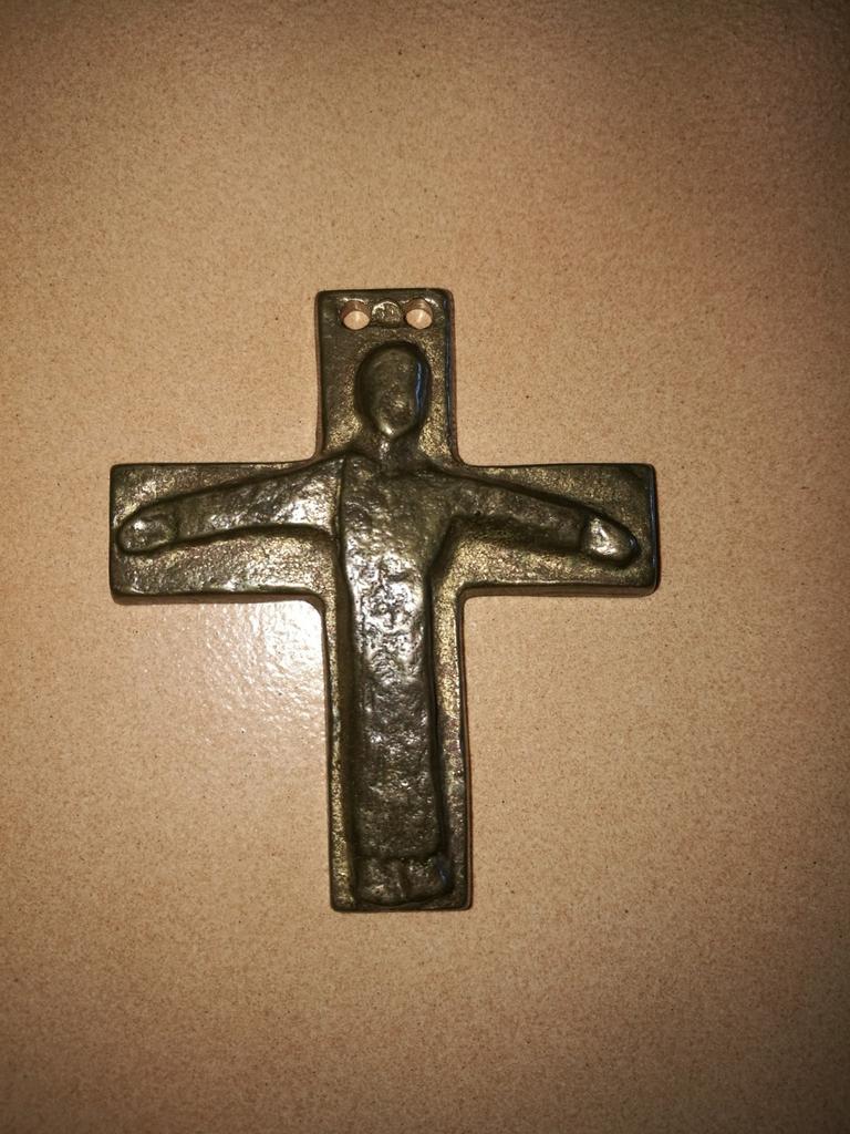 Petit Crucifix en Bronze, Enlèvement ou Envoi, Comme neuf