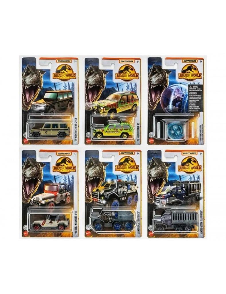 Jurassic World Vehicles Matchbox Assorted, Verzamelen, Automerken, Motoren en Formule 1, Nieuw, Auto's, Verzenden