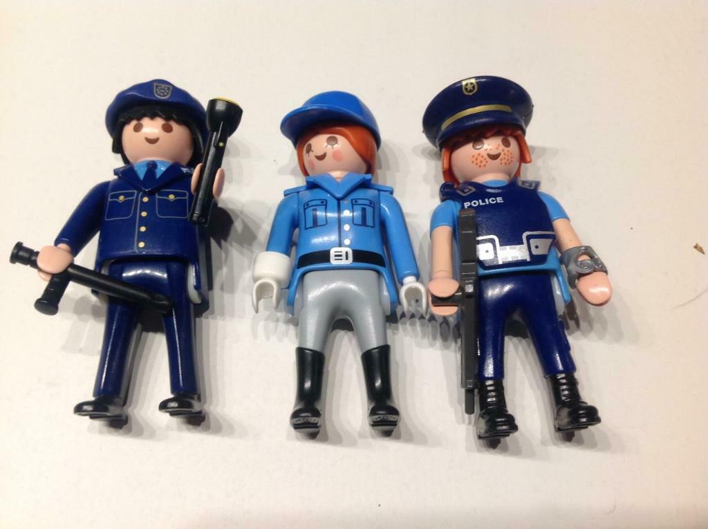 Playmobil policiers, Enlèvement ou Envoi, Utilisé, Playmobil en vrac