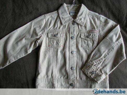 Veste en jean beige pour fille 4 ans, Enfants & Bébés, Vêtements enfant | Taille 104, Utilisé, Fille, Manteau, Enlèvement ou Envoi