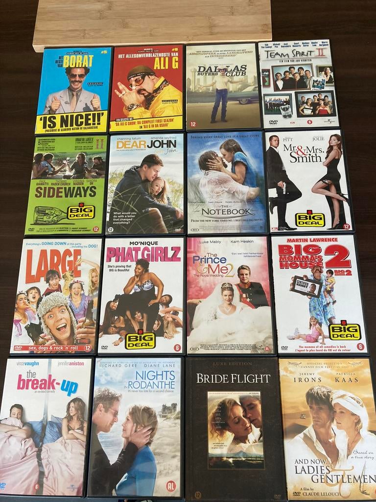14 films op DVD, alles voor 10€ of 1€ per DVD, Tous les âges, Enlèvement ou Envoi, Comme neuf