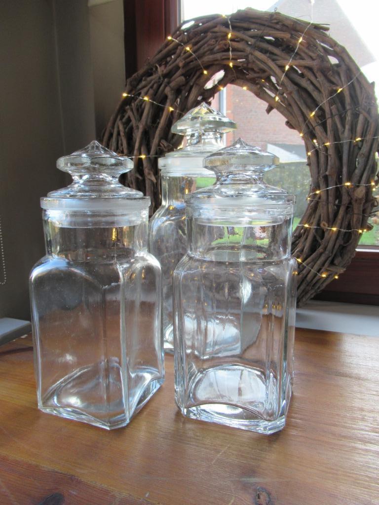 keukenpotten-bokaal-toogbokaal-snoepbokalen-glas-ANTIEK, Antiek en Kunst, Ophalen of Verzenden