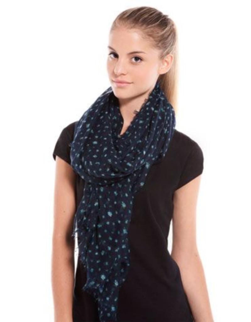 Donkerblauw sjaal van Bershka, Kleding | Dames, Verzenden, Sjaal