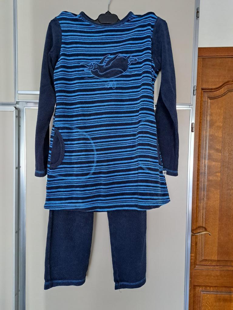 Woody pyjama meisje - 8 jaar - blauw, Kinderen en Baby's, Kinderkleding | Maat 128, Nacht- of Onderkleding, Meisje, Ophalen of Verzenden