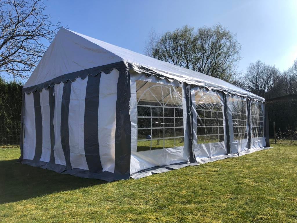 Partytent te huur 4x8 of 4x6, Tuin en Terras, Ophalen, Zo goed als nieuw, Partytent