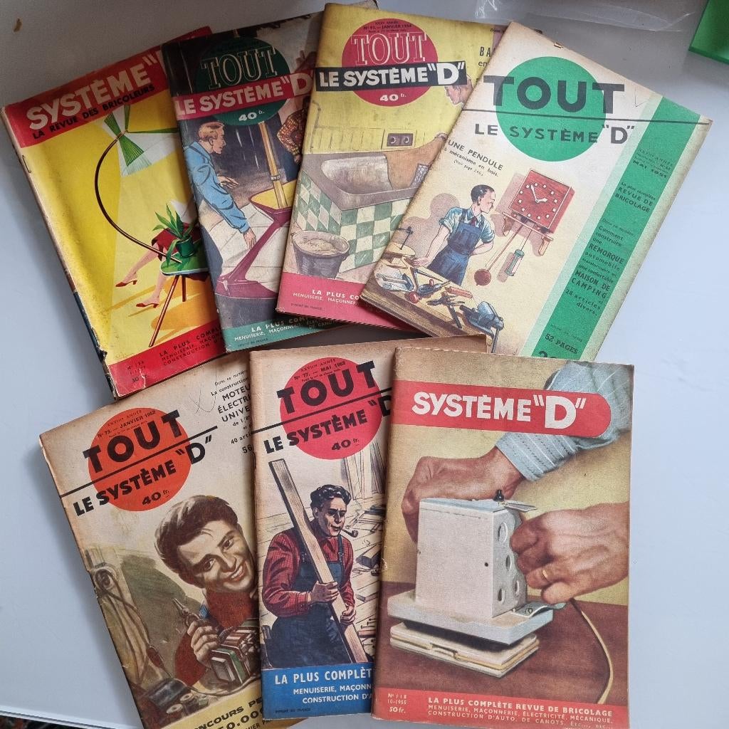 Magazines anciens de bricolage, Antiquités & Art, Enlèvement