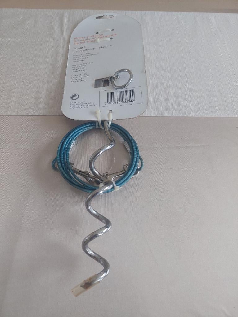 Trekstang voor honden + kabel, Ophalen of Verzenden, Zo goed als nieuw