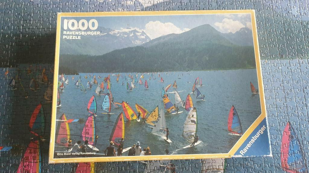 Puzzel 1000 stukjes Ravensburger, 100% compleet., Hobby en Vrije tijd, Ophalen of Verzenden, Zo goed als nieuw