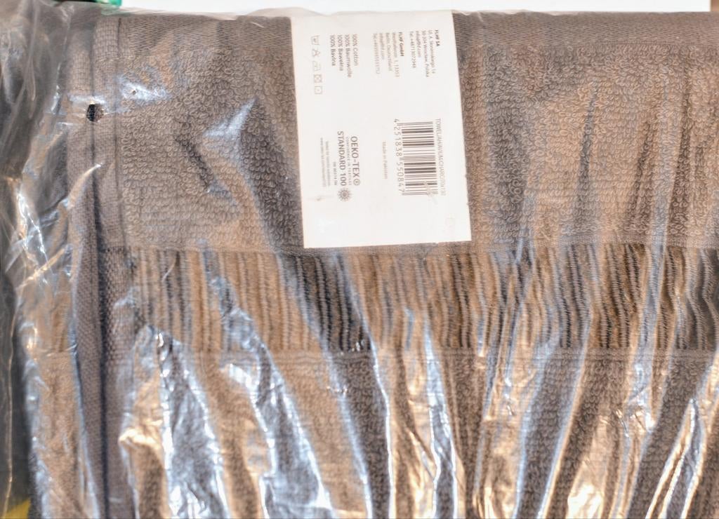 Handdoek/badlaken, Ophalen, Nieuw, Grijs, Handdoek