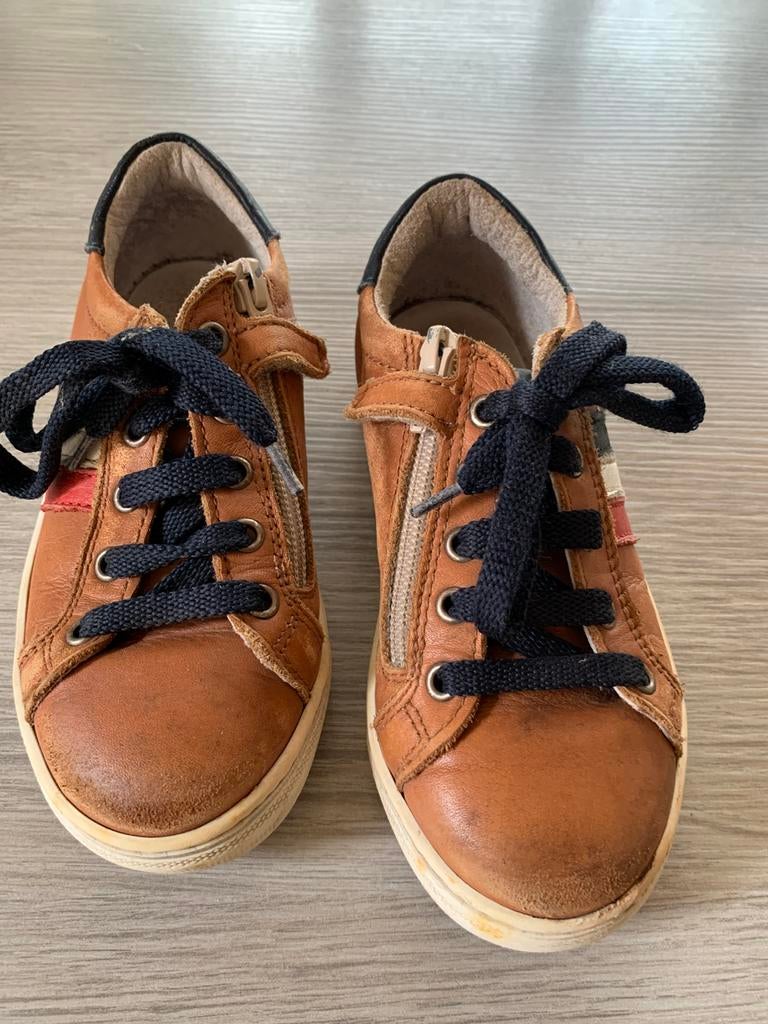 Lederen jongensschoenen maat 30, Schoenen, Ophalen of Verzenden, Zo goed als nieuw, Jongen