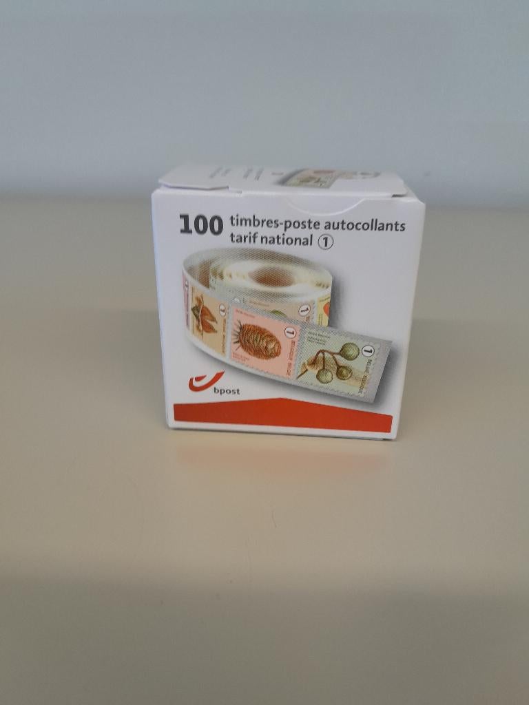 100 zelfklevende postzegels voor België, Ophalen of Verzenden, Nieuw in verpakking, Overige typen