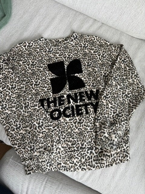 The New Society trui leopard 12jaar  NIEUW, The New Society, Meisje, Trui of Vest, Nieuw