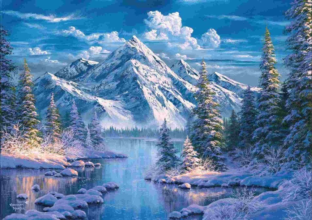 Puzzel „Winter Comfort” van 1.500 stukjes, Ophalen of Verzenden, 500 t/m 1500 stukjes, Zo goed als nieuw, Legpuzzel