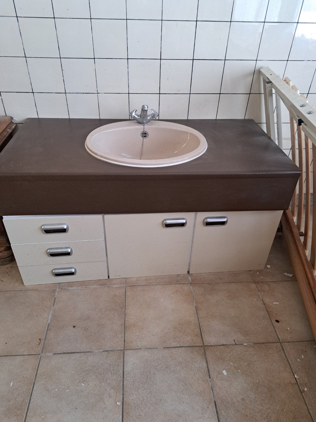 badkamer meubel, Ophalen
