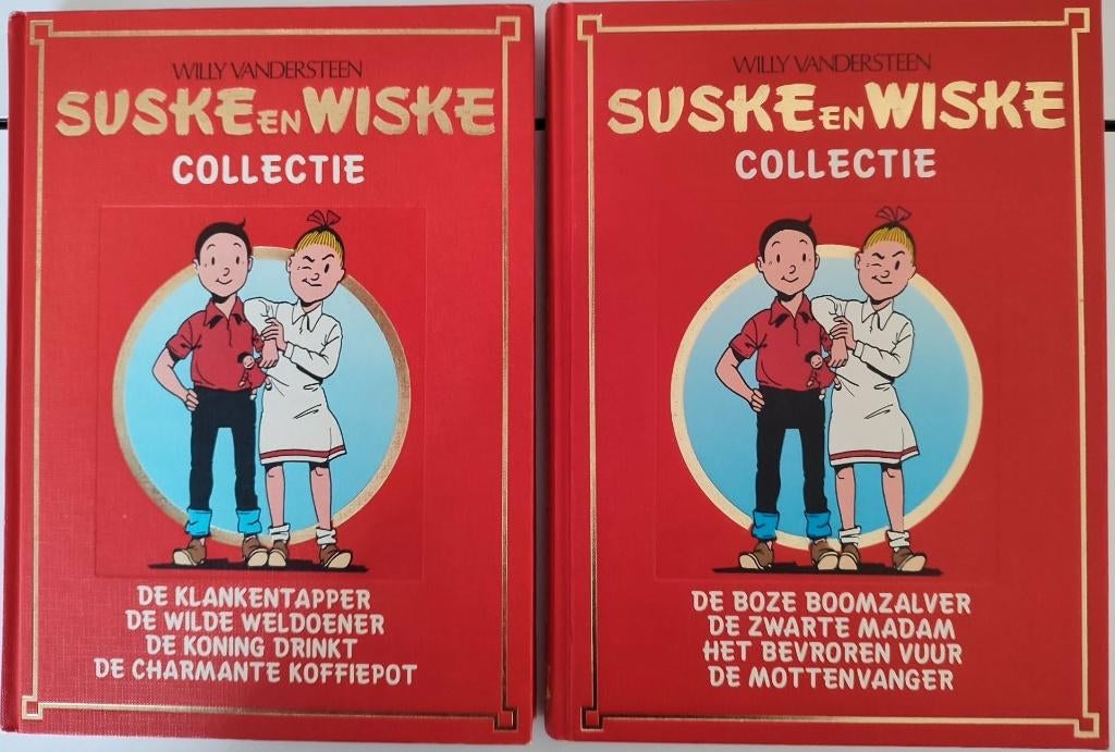 4 dikke boeken uit de Suske en Wiske collectie, Boeken, Stripverhalen, Gelezen, Meerdere stripboeken, Ophalen