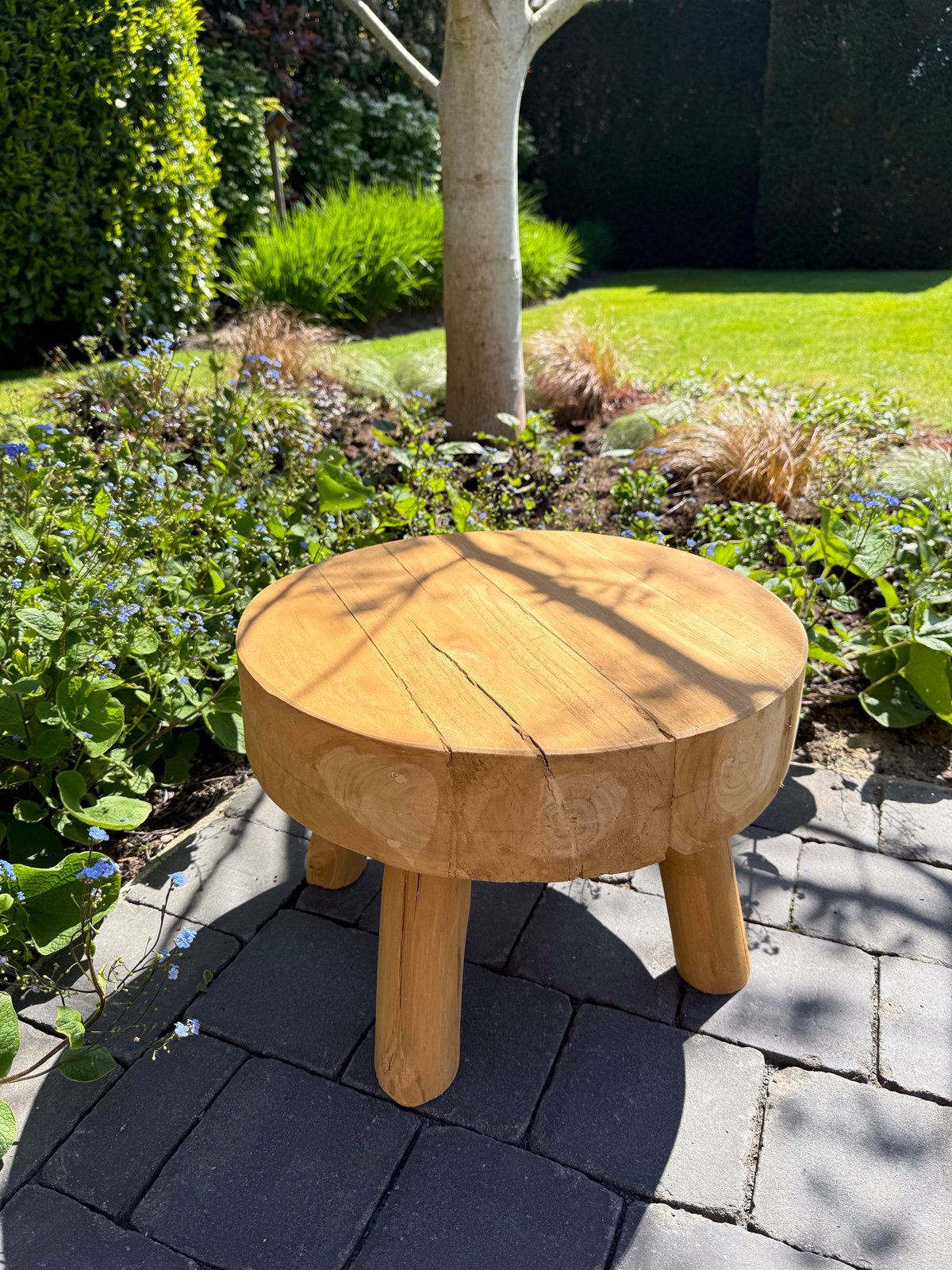 Bijzettafel , tuintafel, Ophalen, Zo goed als nieuw