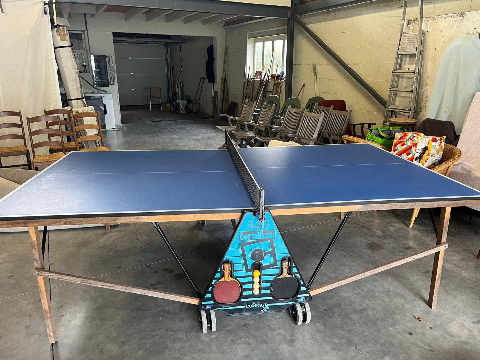 Pingpong tafel van het merk Cornilleau, Ophalen, Gebruikt, Tafel Indoor, Inklapbaar