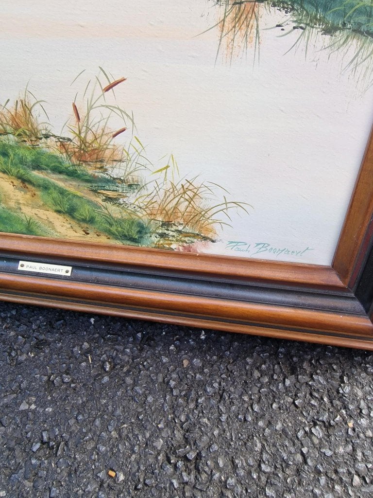 Schilderij paul boonaert, Enlèvement, Daté