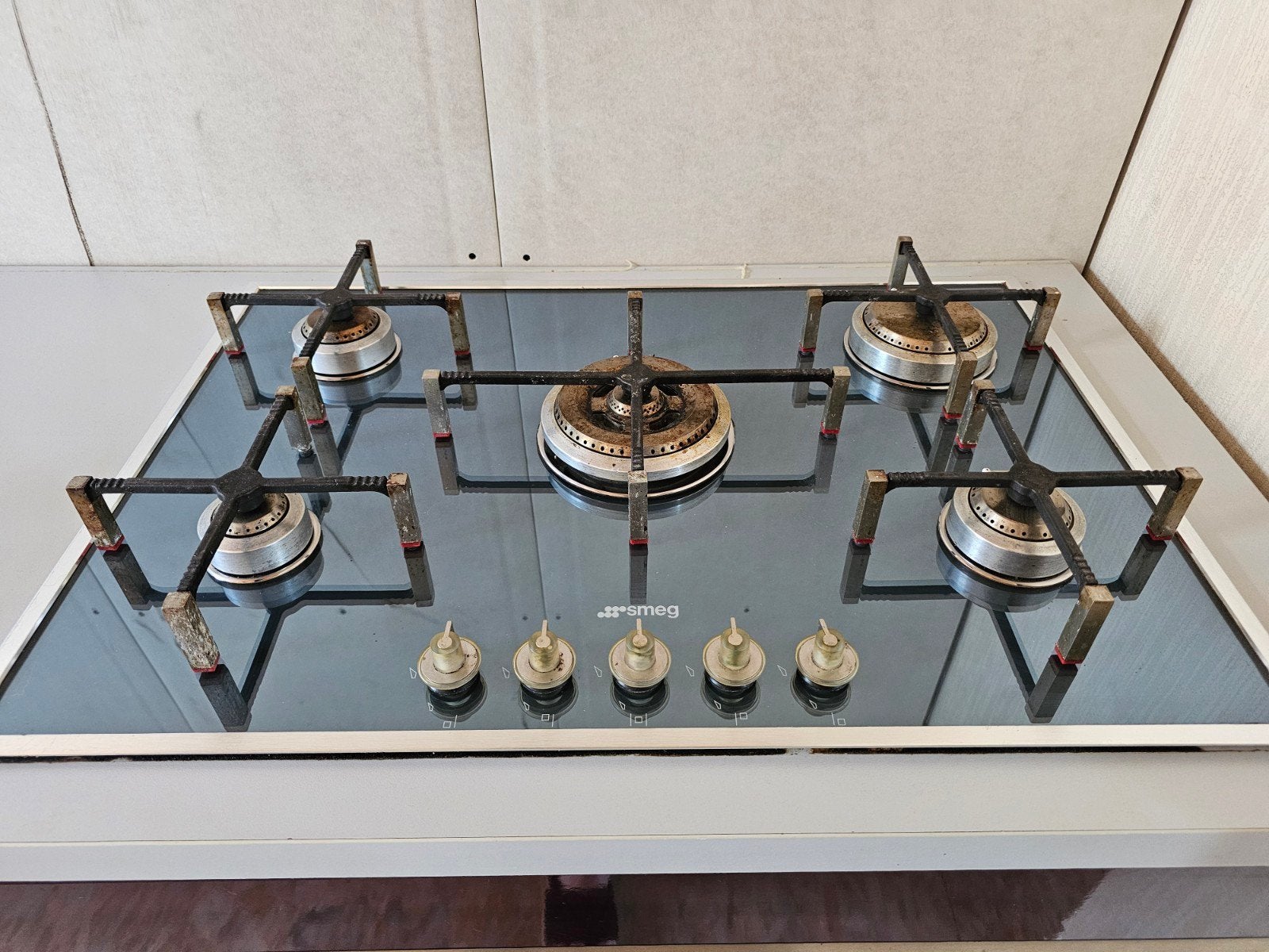 Inbouw gasvuur Smeg, Elektronische apparatuur, Ophalen, Inbouw