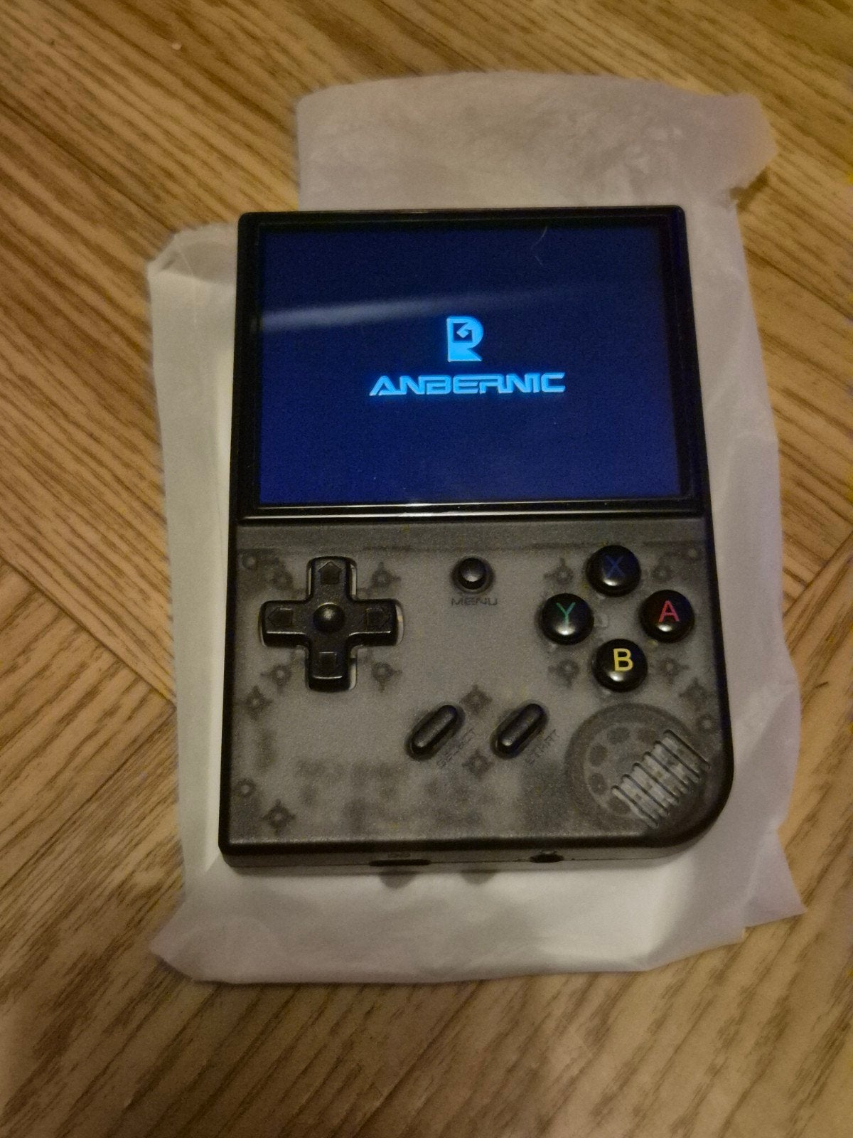 Anbernic RG 35XX Plus (helder zwart), Ophalen of Verzenden, Zo goed als nieuw, Overige modellen, Met games