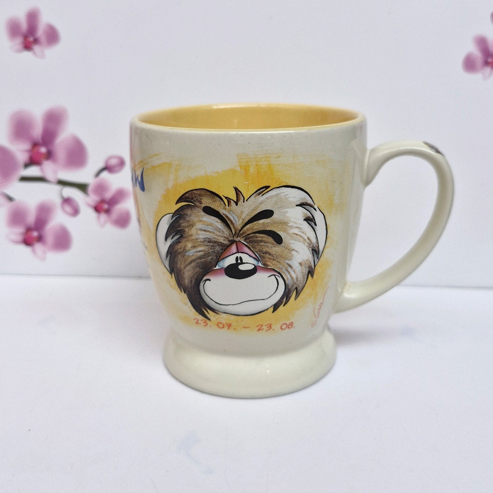 💛 Diddl Leeuw Mok ☕️, Overige merken, Keramiek, Vintage, Zo goed als nieuw