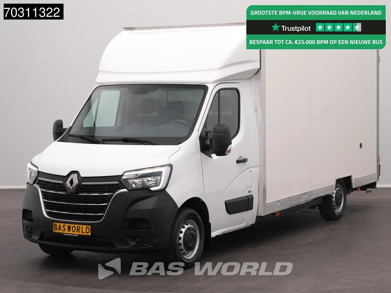 Renault Master 145PK Lowliner Bakwagen LED Navi Airco Cruise, Auto's, Bestelwagens en Lichte vracht, Stof, Gebruikt, 4 cilinders