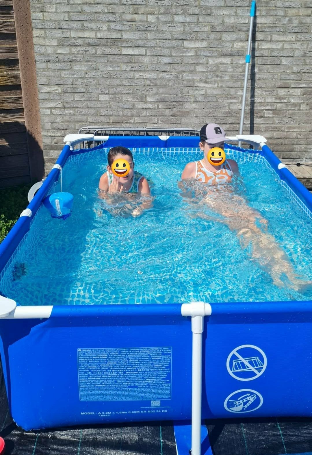 Intex zwembad met vele toebehoren, Ophalen, Zo goed als nieuw