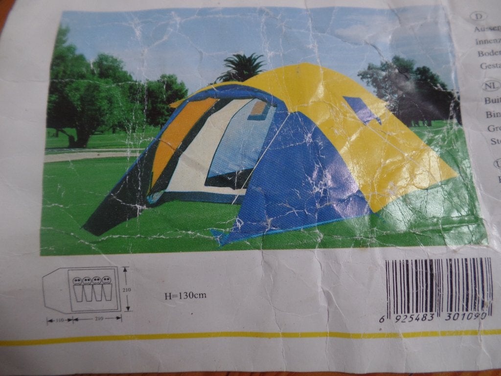 Tente de camping 4 personnes, Enlèvement, Comme neuf, Jusqu'à 4