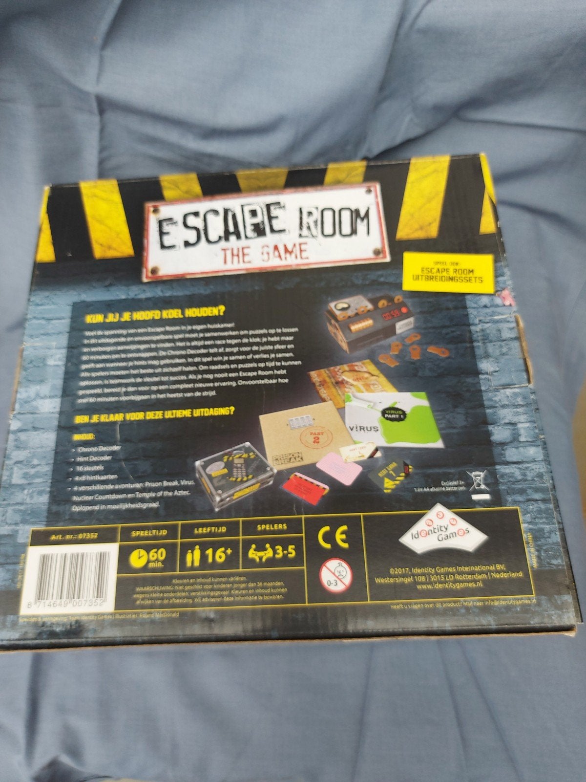 escape room the game basisspel, Enlèvement ou Envoi