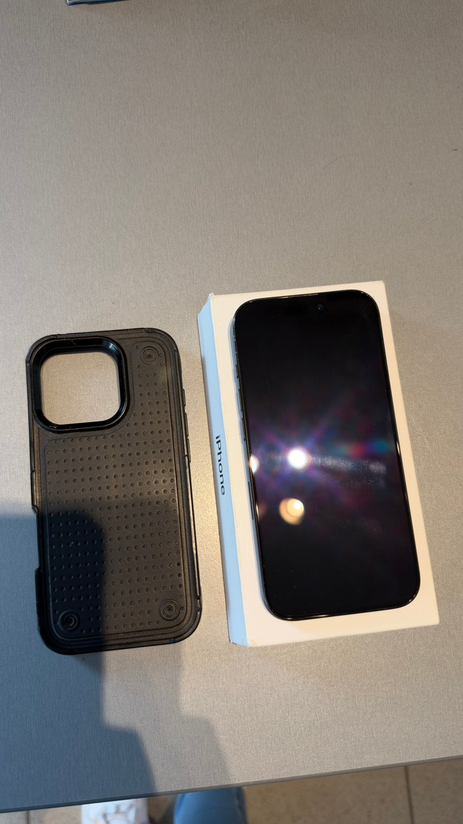 Iphone 16 pro 128gb zwart + garantie, Télécoms, Enlèvement, Comme neuf, Noir, IPhone 16 Pro