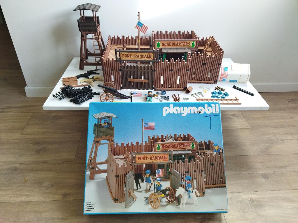 3419 Fort Randall Western Vintage jaren 80, Kinderen en Baby's, Speelgoed | Playmobil, Ophalen of Verzenden, Gebruikt, Complete set