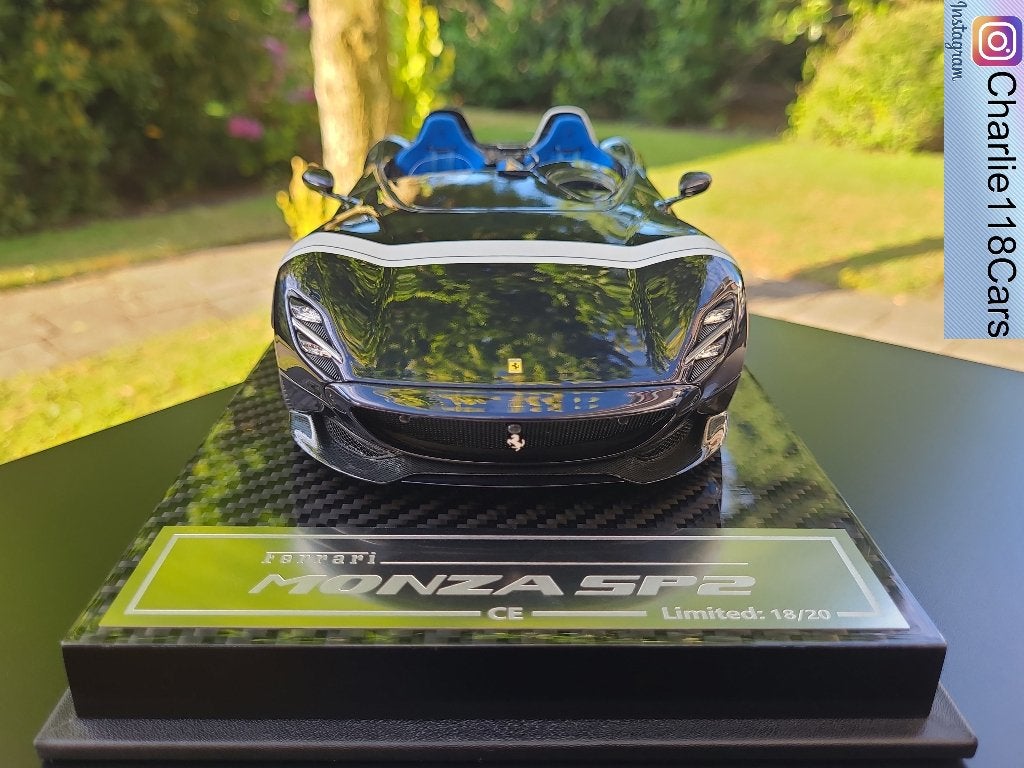 CE 1/18 Ferrari Monza SP2 – Blu America, Ophalen of Verzenden, Nieuw