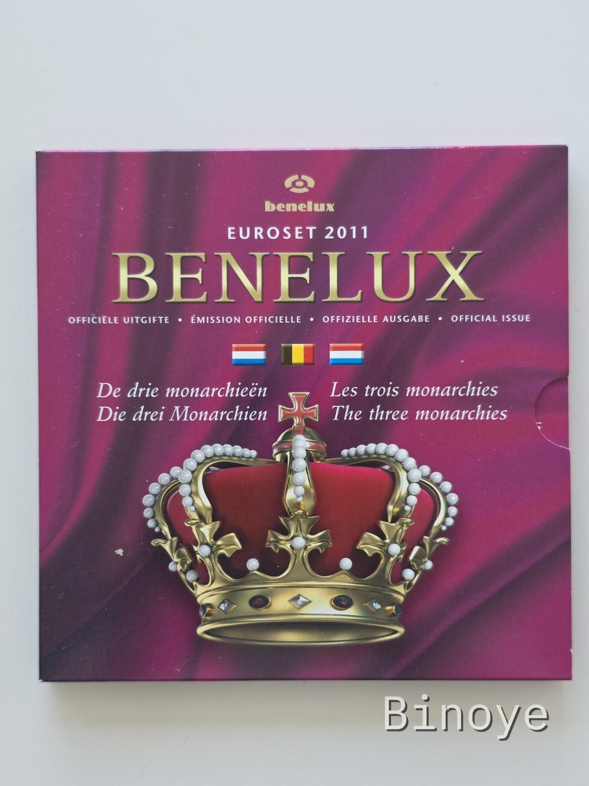 Euro Benelux 2011  FDC – 3 maisons royales, Timbres & Monnaies, Enlèvement ou Envoi, Belgique, Série