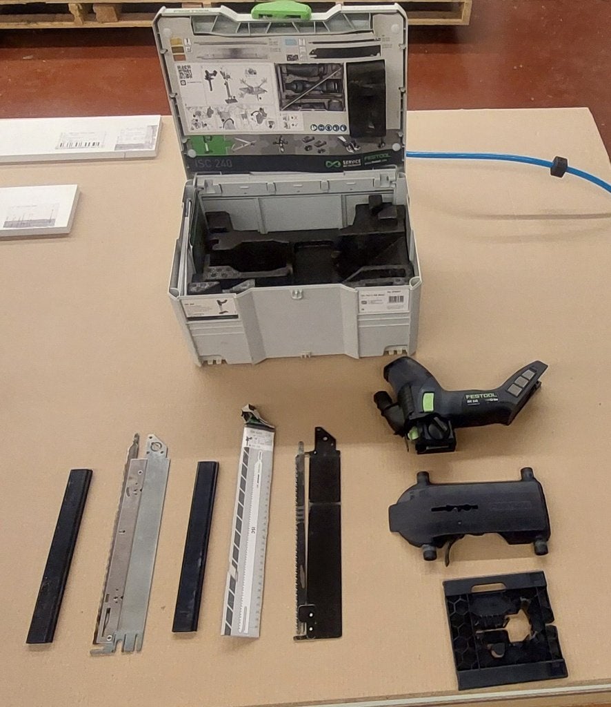 Festool ISC 240 isolatiezaag in systainer, Ophalen of Verzenden, Zo goed als nieuw, Overige typen, Festfool