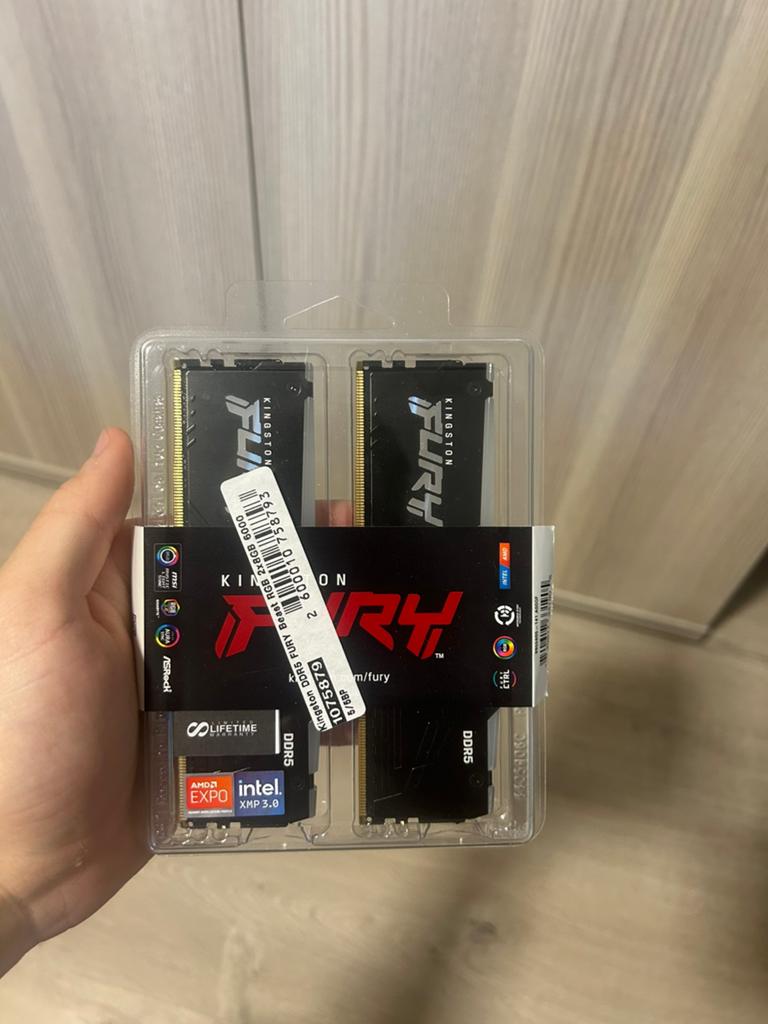 Ram geheugen 2x8gb fury beast ddr5, Computers en Software, RAM geheugen, Ophalen of Verzenden, Nieuw