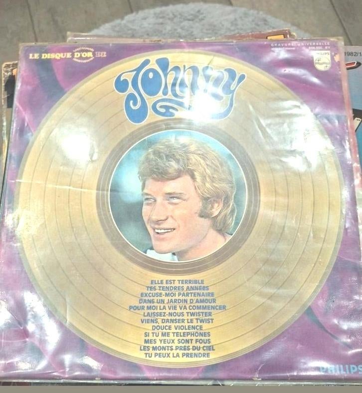 Vinyle 33T Johnny Halliday, Enlèvement ou Envoi
