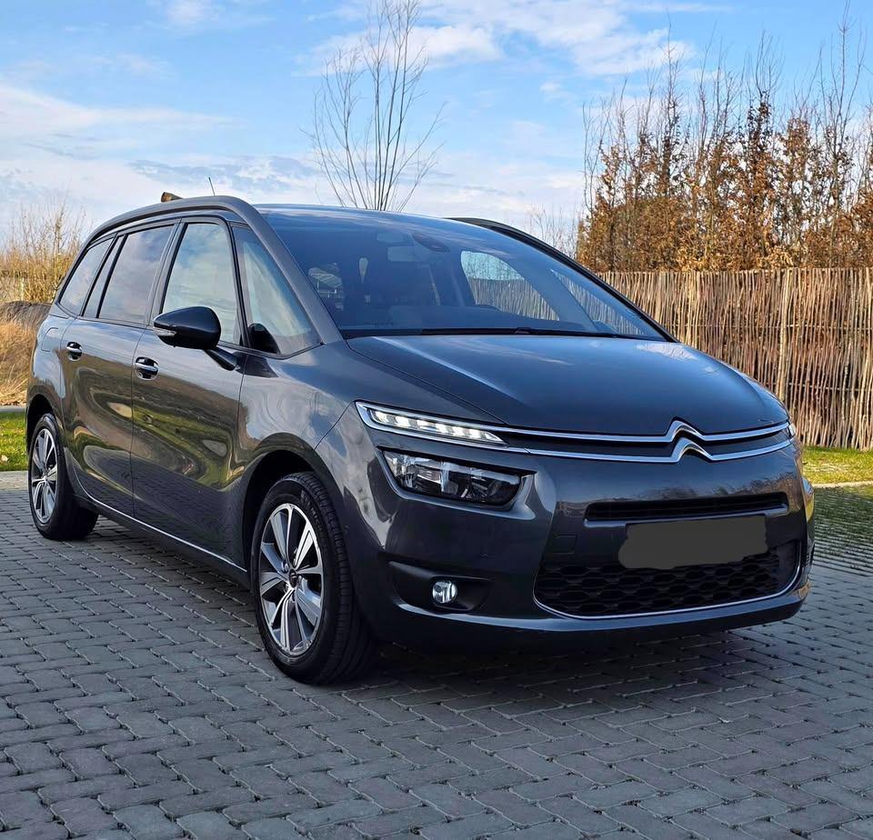 Citroen C4 Grand Picasso Spacetourer 7 gordels, Autos, Citroën, Anti démarrage, 7 places, Noir, 5 portes