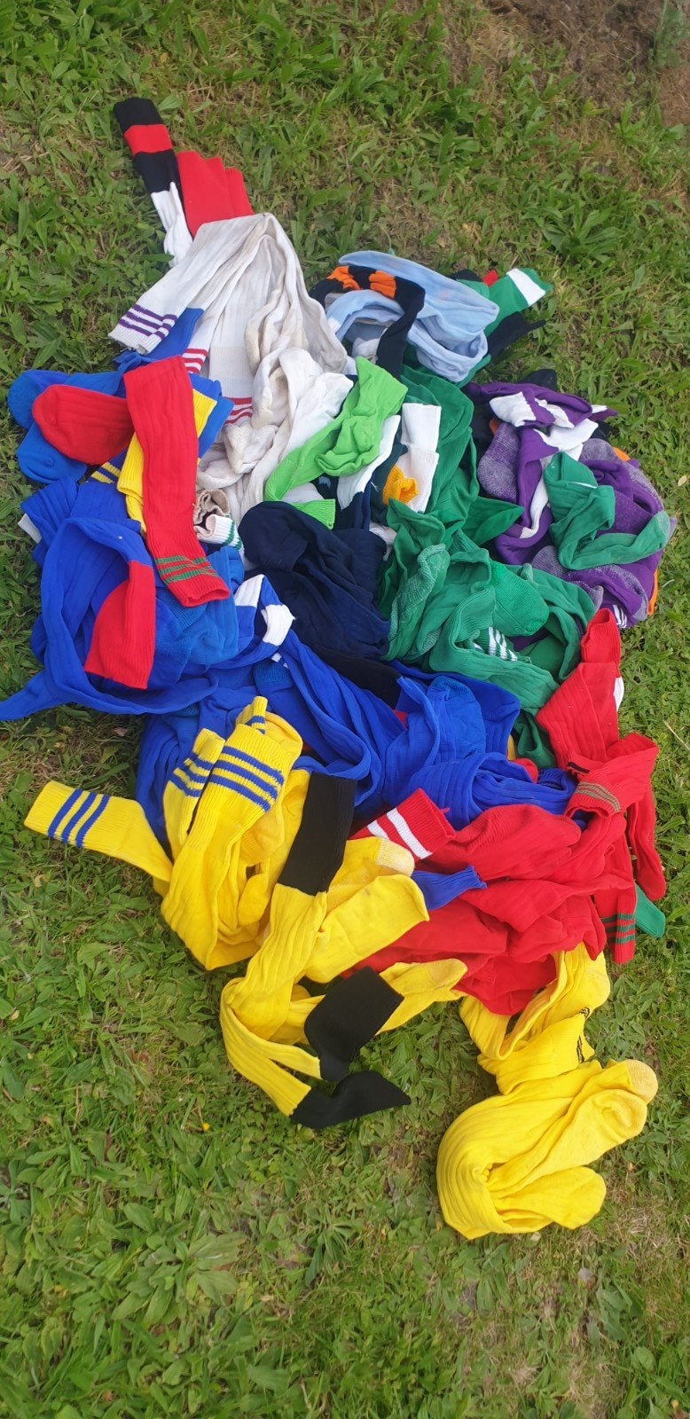 Voetbalkousen, Ophalen