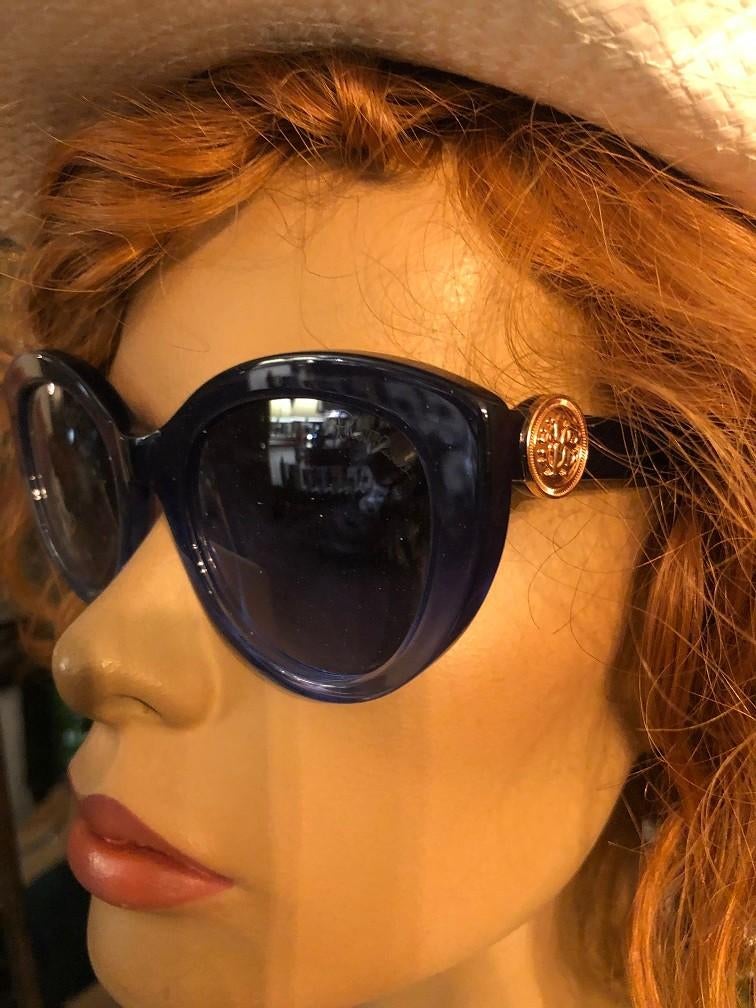 NIEUWE Roberto Cavalli dames zonnebril RC1111 damesbril, Overige merken, Zonnebril, Blauw, Nieuw