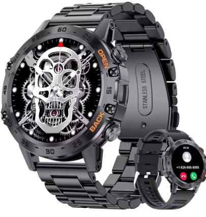Montre intelligente LIÈGE 2025 ECG + PPG pour homme neuve, Enlèvement ou Envoi, Neuf