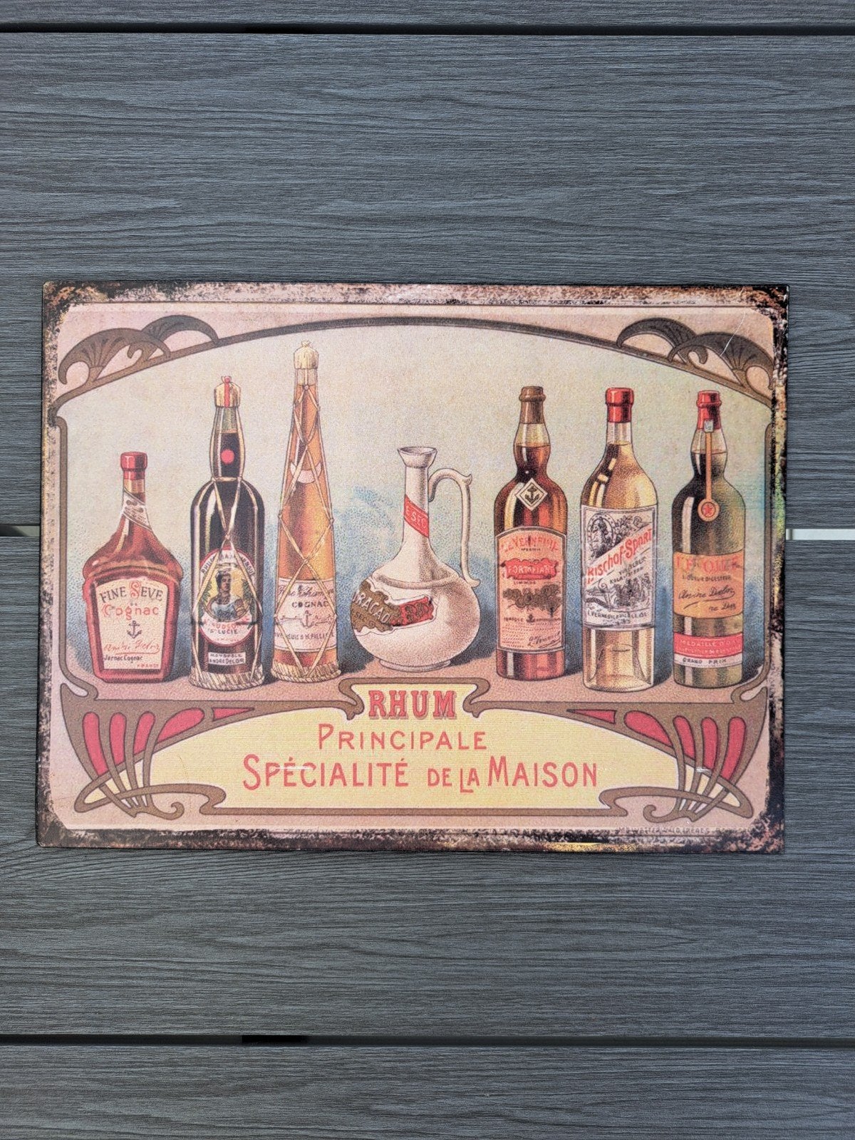 Panneau publicitaire Rhum, Collections, Enlèvement ou Envoi, Comme neuf, Panneau publicitaire